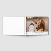 エレガントな結婚式の写真  ゲストブック (全面)