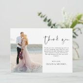 エレガントな結婚式の写真 招待状 (スタンド正面)