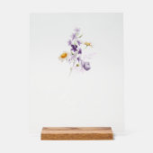 エレガントな結婚式の好意のサイン アクリルサイン (正面)