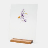 エレガントな結婚式の好意のサイン アクリルサイン (傾斜)