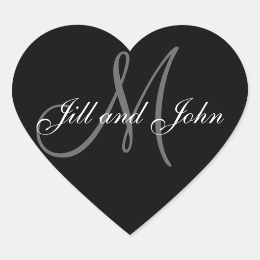 エレガントな結婚式の好意ステッカーハートの形状 ハートシール (正面)