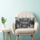 エレガントな結婚式の引き出物のビクトリアンな華麗さの黒 ランバークッション (椅子)