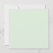 エレガントな結婚式の招待ウォーターカラーの花 招待状 (裏面)