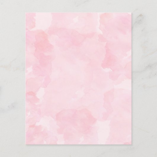 エレガントな結婚式の招待状。フライヤー チラシ (裏面)