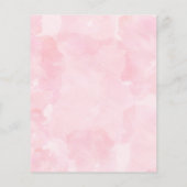 エレガントな結婚式の招待状。フライヤー チラシ (裏面)