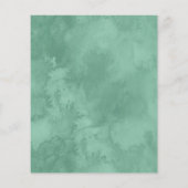 エレガントな結婚式の招待状。フライヤー チラシ (裏面)