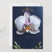 エレガントな結婚式の招待状 招待状 (裏面)