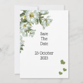 エレガントな結婚式の招待状, 招待状 (裏面)