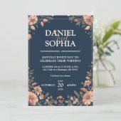 エレガントな結婚式の招待状 招待状 (スタンド正面)
