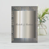 エレガントな結婚式の招待状 招待状 (スタンド正面)