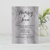 エレガントな結婚式の招待状 招待状 (スタンド正面)