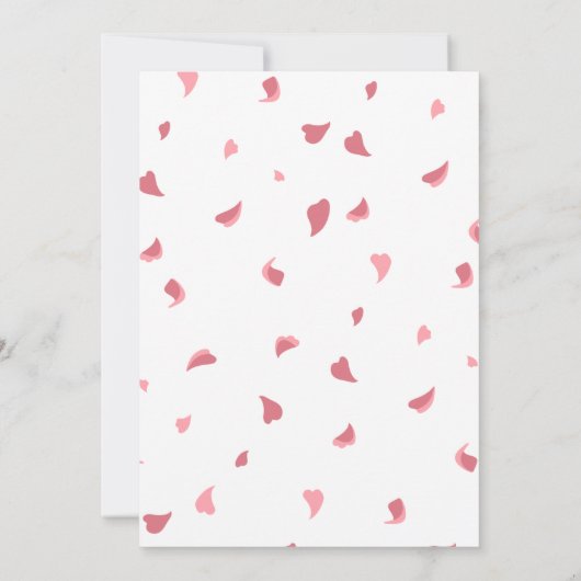 エレガントな結婚式の招待状 招待状 (裏面)