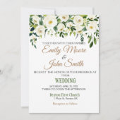 エレガントな結婚式の招待状 招待状 (正面)