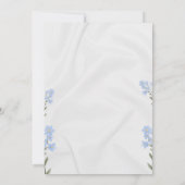 エレガントな結婚式の招待状（Save the Date） 招待状 (裏面)