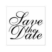 エレガントな結婚式の日付を保存 セルフインキングスタンプ (デザイン)