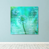 エレガントな結婚式の誓いをカスタマイズ可能なキャンバスプリント キャンバスプリント (インサイチュ (ウッドフロア))