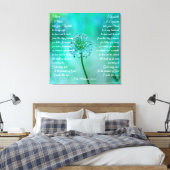 エレガントな結婚式の誓いをカスタマイズ可能なキャンバスプリント キャンバスプリント (インサイチュ (寝室))