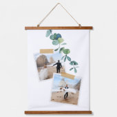 エレガントな結婚式の誓い記念日ギフト 吊り下げ型タペストリー (正面2)