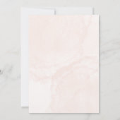 エレガントな結婚式の贈り物 招待状 (裏面)