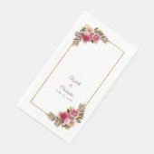 エレガントな結婚式カップル水色フローラディナー (コーナー)