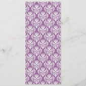 エレガントな結婚式プログラムテンプレート プログラム (裏面)