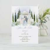 エレガントな結婚式場の装飾 セーブザデート (スタンド正面)