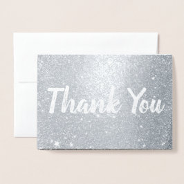 エレガントな結婚式実質ホイルのサンキューカード 箔カード