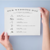 エレガントな結婚式業者フライヤー(汎用) チラシ (手)