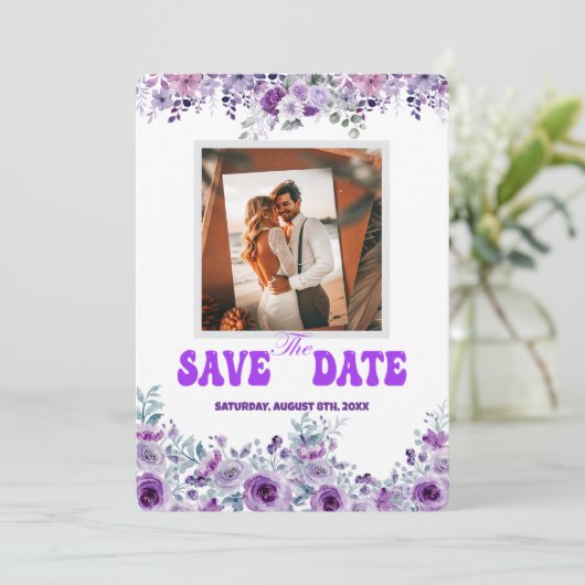 エレガントな結婚式007 by Nasrin日付を保存 セーブザデート (スタンド正面)