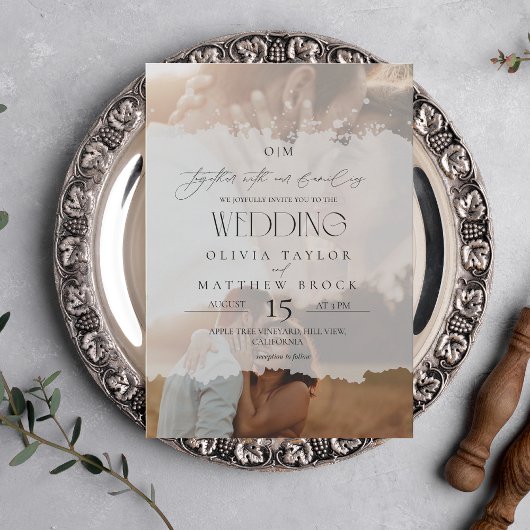 エレガントな結婚式2の写真 招待状