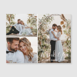 エレガントな結婚式3写真コラ感謝していリングyou magnet