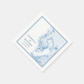 エレガントな結婚式 スタンダードカクテルナプキン (角)