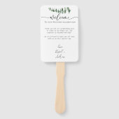 エレガントな結婚式 ハンドファン (正面)