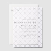 エレガントな結婚式 ベラム紙招待状 (オフセット (招待状))