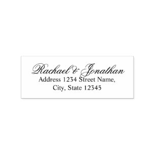 エレガントな結婚式 ラバースタンプ