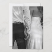 エレガントな結婚式 招待状 (裏面)