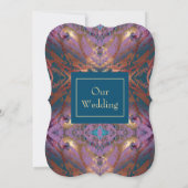 エレガントな結婚式 招待状 (裏面)