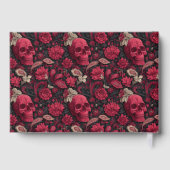 エレガントな結婚発表カード ゲストブック (裏面)