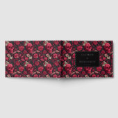 エレガントな結婚発表カード ゲストブック (全面)