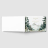 エレガントな結婚発表 ゲストブック (全面)