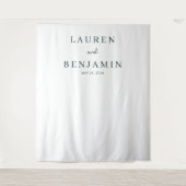 エレガントな結婚発表 タペストリー (正面)
