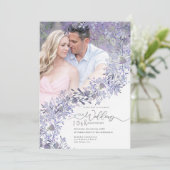 エレガントな結婚記念日のフォト招待状 招待状 (スタンド正面)