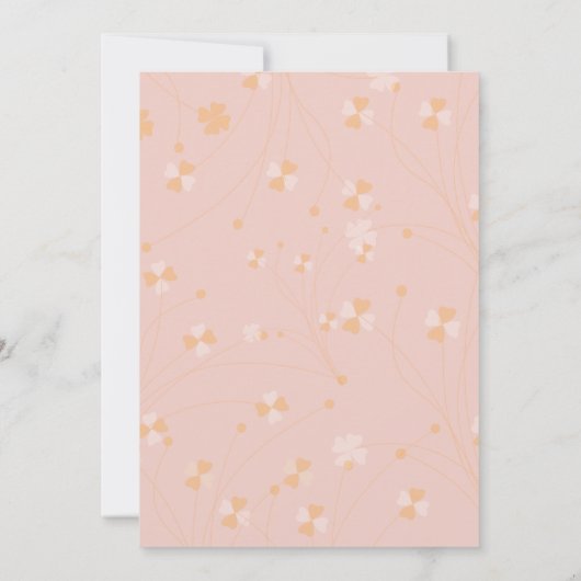 エレガントな結婚記念日招待状 招待状 (裏面)