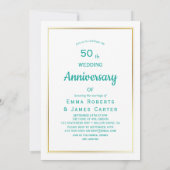 エレガントな結婚記念日招待状 招待状 (裏面)