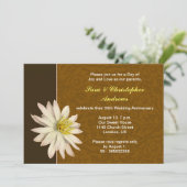 エレガントな結婚記念日招待状 招待状 (スタンド正面)