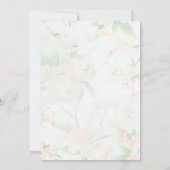 エレガントな結婚記念日招待状 招待状 (裏面)