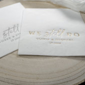 エレガントな結婚記念日 ゴールド 箔ナプキン
