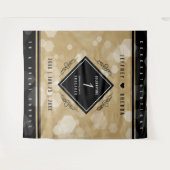 エレガントな結婚1周年記念祝賀 タペストリー (正面(横))