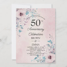 エレガントな結婚50周年記念フラワーセレブレーション