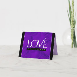 エレガントな絹の12周年結婚記念日お祝い サンキューカード